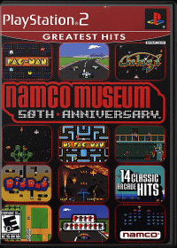 Namco Museum 50th Anniversary Playstation 2 US box art